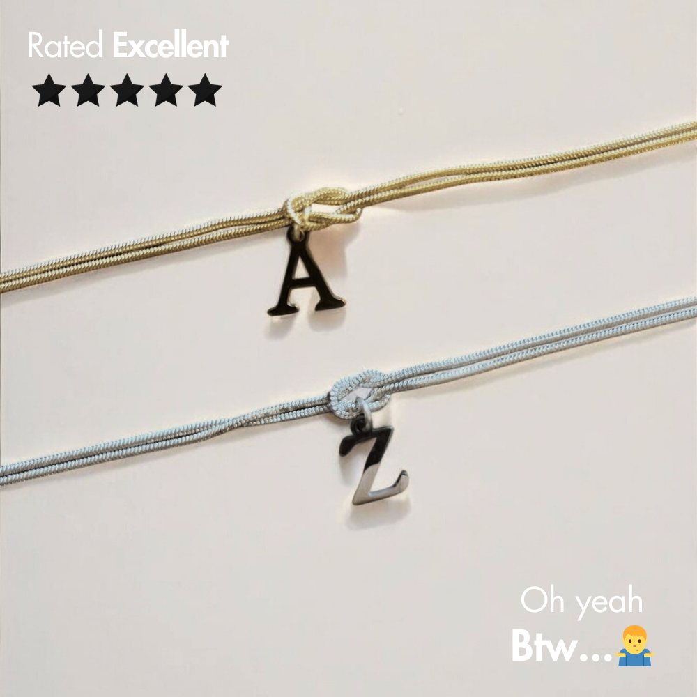 Minimal Love Knot Bracelet