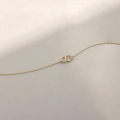 Minimal Intertwined Hoops Bracelet