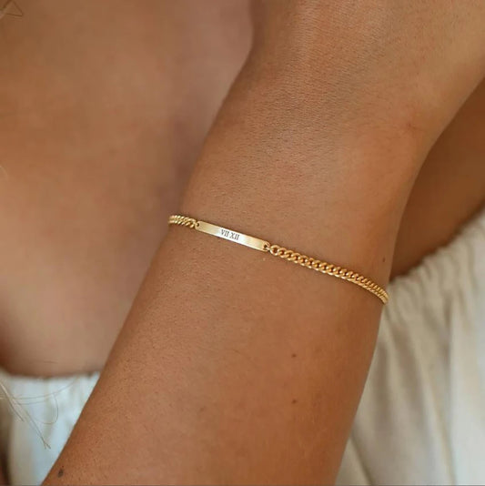 Personalized Mini Bar Bracelet