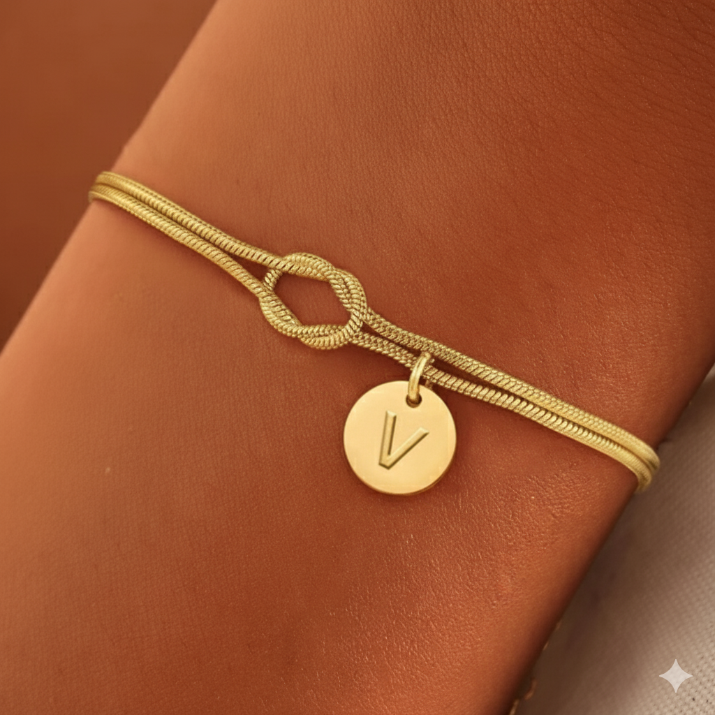 2pc Dainty Love Knot Bracelet