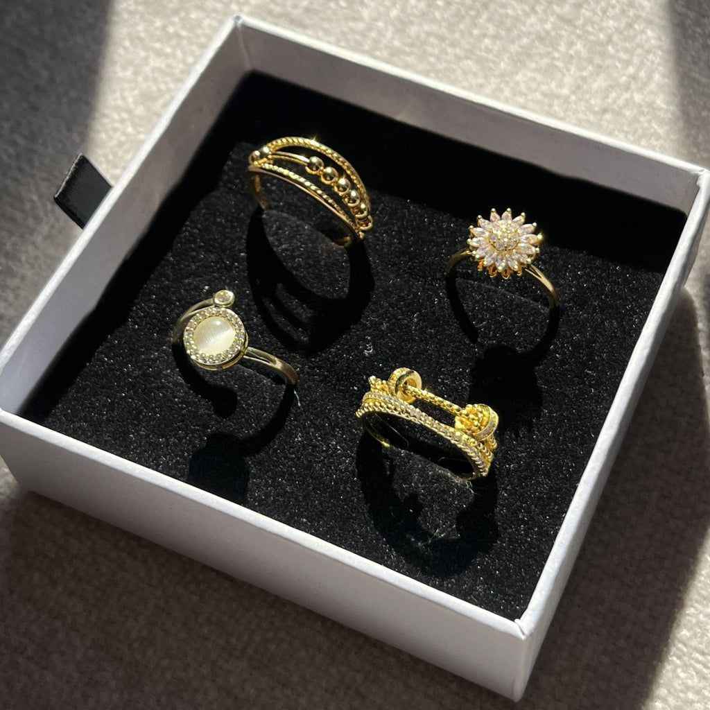 4 Piece Ring Set